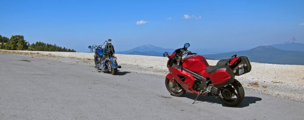 Along rim road.